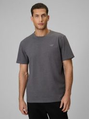 4F T-shirt regular gładki męski (2-pack) - multikolor XL. T-shirty 4F, m, bez wzorów, z materiału, bez kołnierzyka, bez ramiączek. Za 119.99 zł.