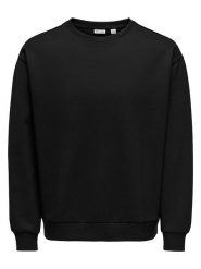 ONLY & SONS Bluza "Dane" w kolorze czarnym rozmiar: L. Czarne bluzy Only & Sons, l, bez wzorów, bez kaptura. Za 149.95 zł.