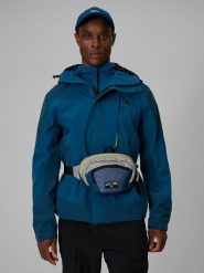 4F Kurtka trekkingowa membrana 8000 męska - granatowa XXL. Niebieskie kurtki 4F, l, bez wzorów, z materiału, bez kaptura. Za 499.99 zł.