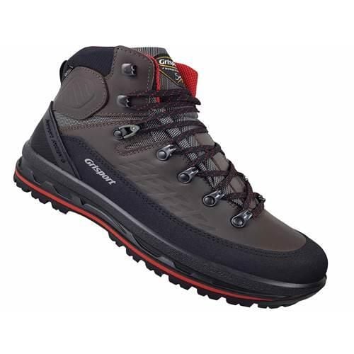Buty trekkingowe męskie Grisport Marrone Dakar Trekking. Szare buty trekkingowe Grisport, bez wzorów, z gumy, za kostkę, bez zapięcia. Za 595.00 zł.