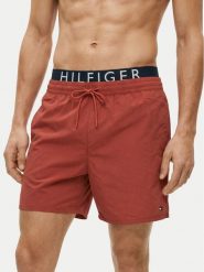 Tommy Hilfiger Szorty kąpielowe UM0UM03749 Czerwony Regular Fit. Czerwone kąpielówki Tommy Hilfiger, m, bez wzorów, z syntetyku. Za 289.99 zł.