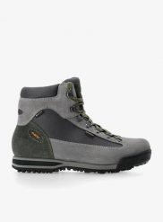 Buty GORE TEX męskie AKU Slope GTX. Szare buty turystyczne Aku, bez wzorów, z gore-texu, przed kolano, bez zapięcia, trekkingowe, gore-tex. Za 725.99 zł.