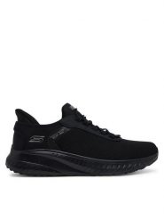 Skechers Sneakersy Bobs Squad Chaos-Tough Walk 118303/BBK Czarny. Czarne buty sportowe casual Skechers, bez wzorów, z materiału, bez zapięcia. Za 299.99 zł.