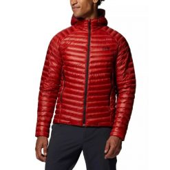 Kurtka puchowa męska Mountain Hardwear Ghost Whisperer/2 Hoody. Czerwone kurtki narciarskie i snowboardowe MOUNTAIN HARDWEAR, m, bez wzorów, z puchu, narciarskie. Za 1,799.00 zł.