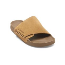 Sandały wsuwane dla Mężczyzn RIVI Beżowy. Brązowe sandały Quiksilver, z gumy, bez zapięcia. Za 269.99 zł.