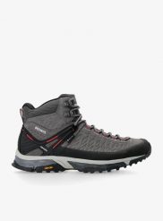 Buty turystyczne męskie Meindl Top Trail Mid GTX. Szare buty turystyczne MEINDL, bez wzorów, z gore-texu, bez zapięcia, trekkingowe, gore-tex. Za 929.49 zł.