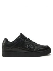 Calvin Klein Jeans Sneakersy Basket Cup Low Laceup Tumbled YM0YM01150 Czarny. Czarne buty sportowe casual Calvin Klein Jeans, bez wzorów, z jeansu, bez zapięcia. Za 309.99 zł.