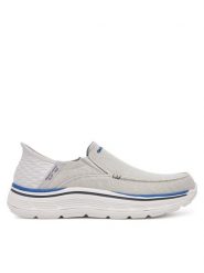 Skechers Sneakersy Remaxed-Fenick 204839/GRY Szary. Szare buty sportowe casual Skechers, bez wzorów, z materiału, bez zapięcia. Za 399.99 zł.