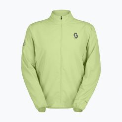 Kurtka do biegania męska SCOTT Endurance Tech Windbreaker. Zielone kurtki Scott, l, bez wzorów, z materiału, bez kaptura. Za 299.99 zł.