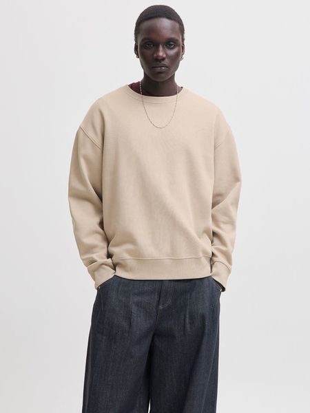 Jack & Jones Bluza w kolorze beżowym rozmiar: XXL. Brązowe bluzy Jack & Jones, xxl, bez wzorów, bez kaptura. Za 144.95 zł.
