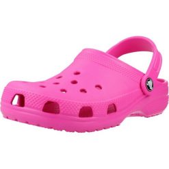 Sandały CROCS CLASSIC CLOG K Rose. Czerwone sandały Crocs, z gumy, bez zapięcia. Za 218.99 zł.