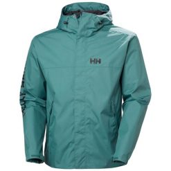 Kurtka wodoodporna Helly Hansen Ervik. Zielone kurtki Helly Hansen, m, bez wzorów, bez kaptura. Za 548.50 zł.