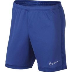 Spodenki piłkarskie męskie Nike Dry Academy. Niebieskie krótkie spodenki sportowe Nike, m, bez wzorów, z materiału. Za 59.99 zł.