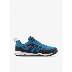Buty turystyczne męskie Columbia Vapor Vent. Niebieskie buty turystyczne Columbia, bez wzorów, bez zapięcia, trekkingowe. Za 434.49 zł.