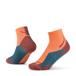Skarpetki Buff MERINO LIGHTWEIGHT QUARTER SOCK LWQ4 FLAMINGO S. Brązowe skarpety Buff, bez wzorów, z elastanu. Za 119.90 zł.