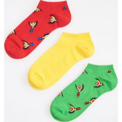 Skarpety stopki 3 pack - Czerwony. Skarpety marki Reserved. Za 19.99 zł.