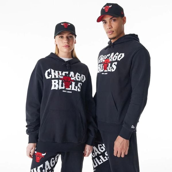 Bluza z kapturem Chicago Bulls NBA Graphic. Białe bluzy z kapturem New Era, m, bez wzorów, z bawełny, z kapturem. Za 313.00 zł.