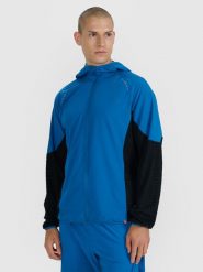 4F Bluza do biegania w terenie Primaloft Active męska - granatowa XL. Niebieskie bluzy z kapturem 4F, l, bez wzorów, z materiału, z kapturem. Za 299.99 zł.
