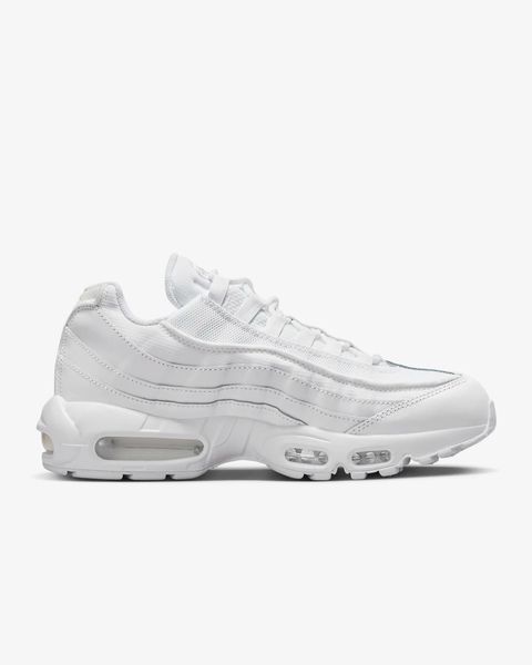 Nike Air Max 95 Essential Sneskersy męskie. Białe buty sportowe casual Nike, bez wzorów, z materiału, bez zapięcia, nike air max. Za 649.99 zł.