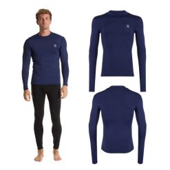 Longsleeve termoaktywny OneTeam GOAL DRY PLUS. Niebieskie bielizna termoaktywna ONETEAM, m, bez wzorów, bez ramiączek, narciarskie. Za 49.99 zł.