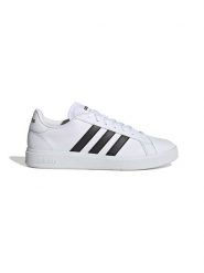 Adidas Sneakersy "Grand Court Base 2.0" w kolorze białym rozmiar: 44. Białe buty sportowe casual Adidas, bez wzorów, bez zapięcia. Za 152.62 zł.