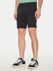 Blend Szorty materiałowe 20717939 Czarny Regular Fit. Czarne szorty Blend, m, bez wzorów, z bawełny. Za 99.99 zł.