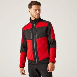 Bluza robocza hybrydowa unisex E-Volve. Niebieskie bluzy z polaru Regatta, m, bez wzorów, z polaru, bez kaptura. W wyprzedaży za 309.99 zł.