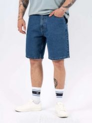 Męskie Spodenki Jeansowe Marcus Justin 2239 Shorts Med. Blue Wash 2-7000168. Niebieskie szorty MARCUS, m, bez wzorów, z jeansu. Za 99.99 zł.