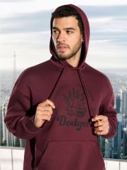 Bluza z kapturem - czerwony. Czerwone bluzy z kapturem Sinsay, l, bez wzorów, z kapturem. Za 25.99 zł.