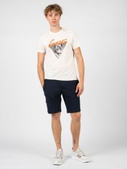 Guess T-Shirt | MBYI05R8G02 | Mężczyzna | Ecru, Kremowy. Białe t-shirty Guess, m, z aplikacjami, z bawełny, bez kołnierzyka, bez ramiączek. W wyprzedaży za 109.00 zł.