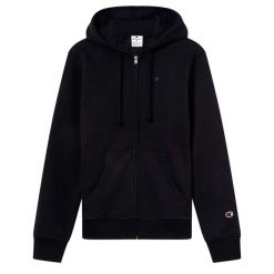 Bluza Champion Z Kapturem Full Zip Dorośli. Czarne bluzy z kapturem Champion, s, bez wzorów, z bawełny, z kapturem. Za 304.99 zł.