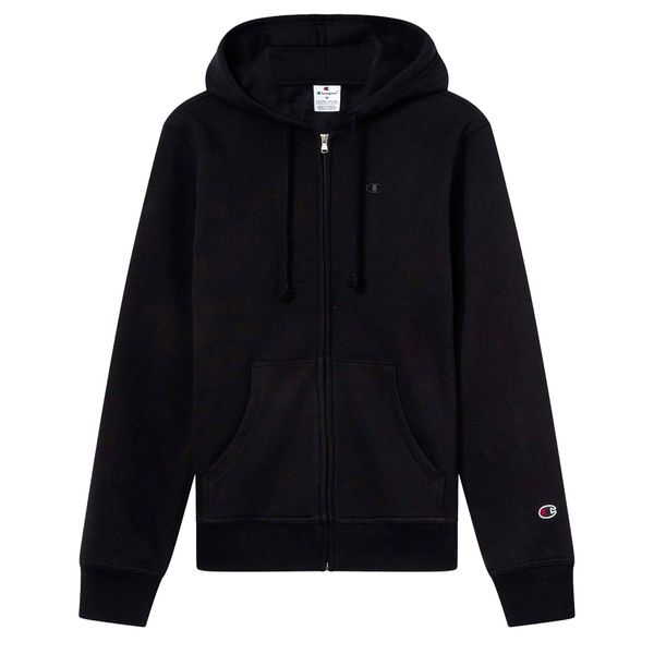 Bluza Champion Z Kapturem Full Zip Dorośli. Czarne bluzy z kapturem Champion, s, bez wzorów, z bawełny, z kapturem. Za 304.99 zł.