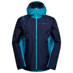 Kurtka uniwersalna męska La Sportiva La Softshelljacke Discover Shell. Niebieskie kurtki La Sportiva, m, bez wzorów, z syntetyku, z kapturem. Za 1,286.00 zł.
