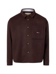 BLKVIS kurtka koszulowa z wełną Mężczyźni Comfort Fit Sztuczne włókno brązowy, M. Brązowe kurtki BLKVIS, m, bez wzorów, z wełny, bez kaptura. Za 279.95 zł.