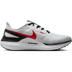 Buty do biegania męskie Nike Air Zoom Structure 25. Czarne buty do biegania Nike, bez wzorów, z materiału, bez zapięcia, do biegania. Za 809.99 zł.