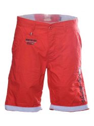 Peak Mountain Szorty w kolorze czerwonym rozmiar: XL. Czerwone szorty Peak Mountain, xl, bez wzorów, z bawełny. Za 109.95 zł.