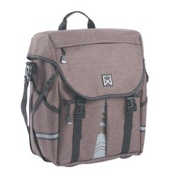 Prosta torba na bagażnik Willex XL 1200. Brązowe torby na ramię WILLEX, bez wzorów, na ramię, duże, bez dodatków. Za 457.00 zł.