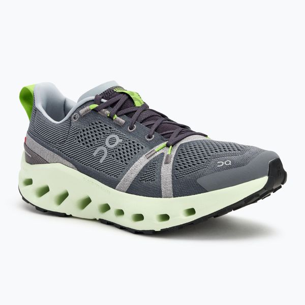 Buty do biegania męskie On Cloudsurfer Trail. Szare buty turystyczne On, bez wzorów, z materiału, bez zapięcia, do biegania. Za 649.99 zł.
