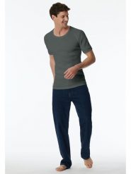 Schiesser Koszulka w kolorze khaki rozmiar: M. Brązowe bezrękawniki Schiesser, m, bez wzorów, z bawełny, bez kołnierzyka, bez ramiączek. Za 96.60 zł.