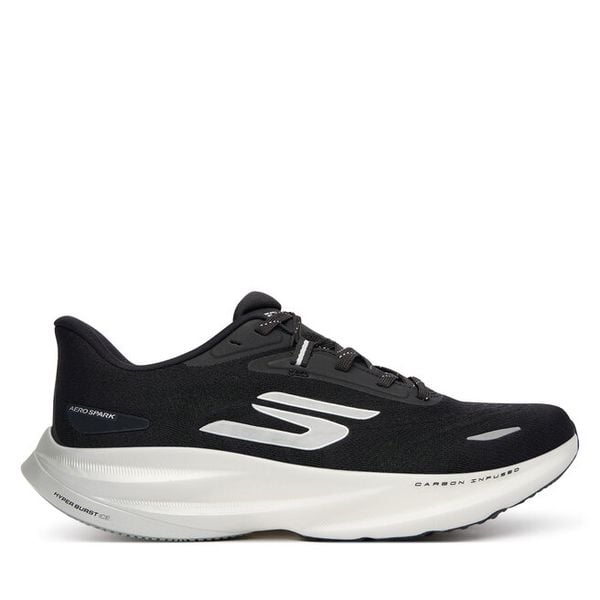 Buty do biegania Skechers. Czarne buty do biegania Skechers, bez wzorów, bez zapięcia, do biegania. Za 559.99 zł.