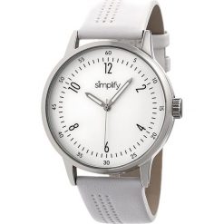 Zegarek kwarcowy "the 5700" w kolorze biało-srebrnym. Zegarki marki Simplify. W wyprzedaży za 175.95 zł.