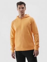 4F Bluza w kolorze pomarańczowym rozmiar: XL. Pomarańczowe bluzy 4F, xl, bez wzorów, z kapturem. Za 75.16 zł.
