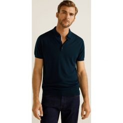 Mango Man - Polo Silk. Koszulki polo marki Mango Man, z dzianiny, polo, z krótkim rękawem. Za 139.90 zł.