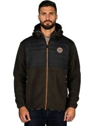 Geographical Norway Kurtka polarowa "Tangus" w kolorze khaki rozmiar: L. Brązowe kurtki Geographical Norway, l, bez wzorów, z polaru, bez kaptura. Za 160.58 zł.