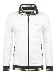 Peak Mountain Kurtka polarowa "Creen" w kolorze białym rozmiar: S. Białe kurtki Peak Mountain, s, bez wzorów, z materiału, bez kaptura. Za 208.99 zł.