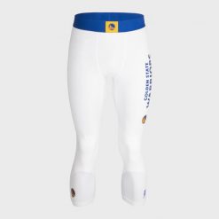 Legginsy 3/4 do koszykówki unisex NBA Tarmak 500 Golden State Warriors. Legginsy długie sportowe TARMAK, m, bez wzorów, z elastanu, do koszykówki. Za 89.99 zł.