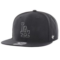 Czapka z daszkiem męska Los Angeles Dodgers No Shot 47 Captain 47 Cap. Czarne czapki z daszkiem 47 Brand, bez wzorów, z bawełny. Za 181.00 zł.