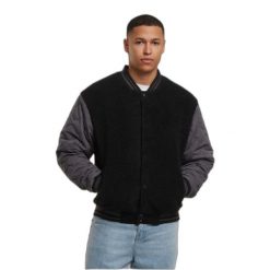 Kurtka Urban Classics Teddy. Czarne kurtki Urban Classics, l, bez wzorów, bez kaptura. Za 337.00 zł.