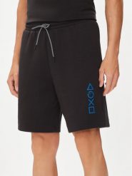 Puma Szorty sportowe PLAYSTATION 624691 Czarny Regular Fit. Czarne krótkie spodenki sportowe Puma, m, bez wzorów, z bawełny. Za 369.99 zł.