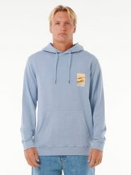 Rip Curl Bluza w kolorze błękitnym rozmiar: L. Niebieskie bluzy Rip Curl, l, bez wzorów, z bawełny, z kapturem. Za 97.28 zł.